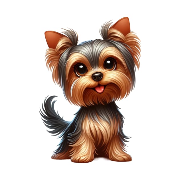 Cute Yorkshire terrier by Dmytro