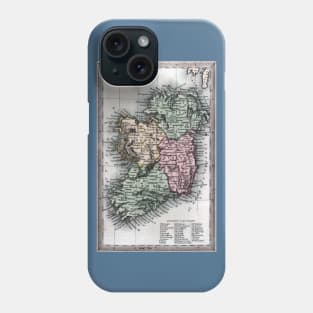 1835 Map of Ireland Phone Case