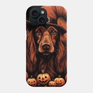 Halloween Irish Setter Phone Case