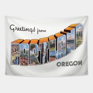 Greetings from Portland Oregon Tapestry