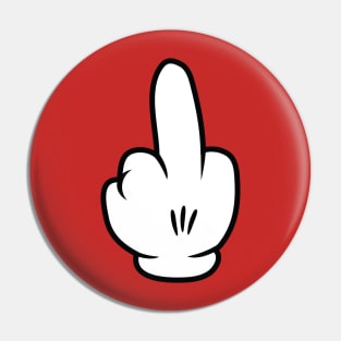 Cartoon Middle Finger Pin