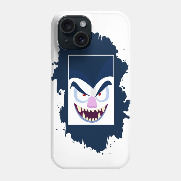 Blue Monster Phone Case by Frispa