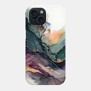 Vibrant Valley - Abstract Alcohol Ink Resin Art Phone Case