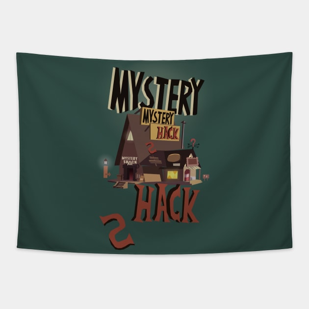 Mystery Shack Tapestry by Contenebratio