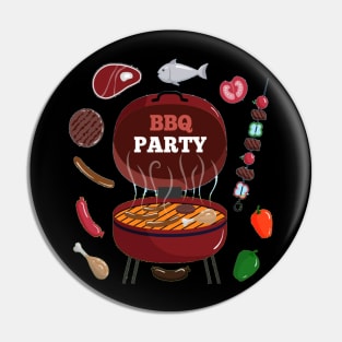 BBQ Party Pin