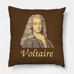 Voltaire Portrait Pillow