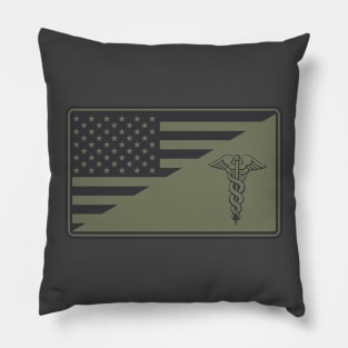 Combat Medic Patch (subdued) Pillow