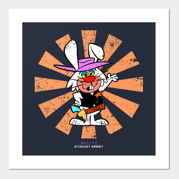 Ricochet Rabbit Retro Japanese - Ricochet Rabbit - Posters and Art ...