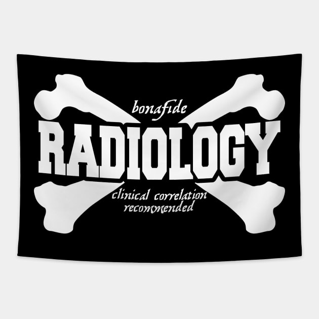 Bonafide Radiology Tapestry by LaughingCoyote