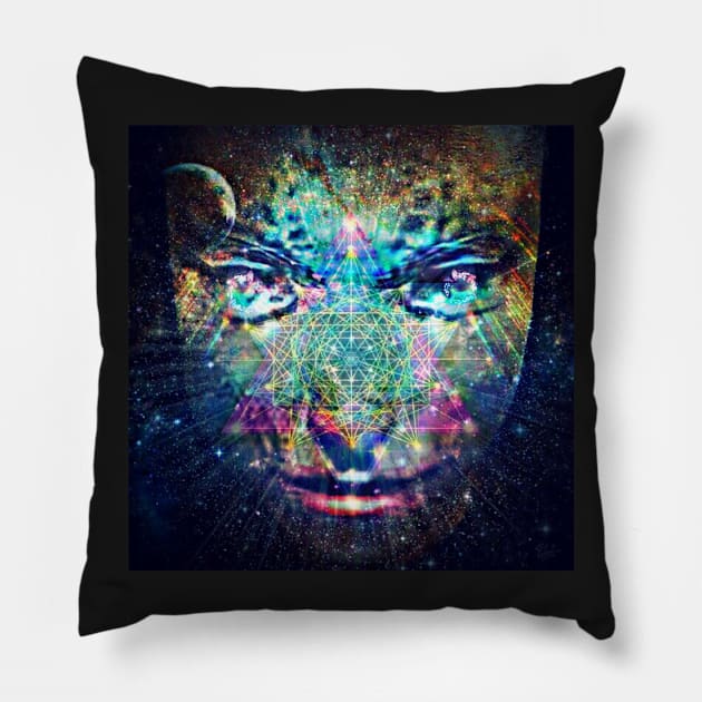 One With The Universe Pillow by disnickahea