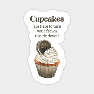 Cupcake are here to turn your frown upside down! Magnet
