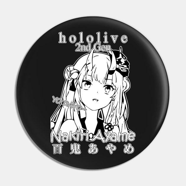 Nakiri Ayame 2nd Gen Hololive Pin by TonaPlancarte