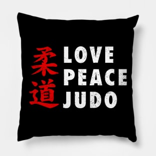 Judo Love Peace Judo Pillow