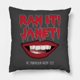 Ran It! Janet! Pillow