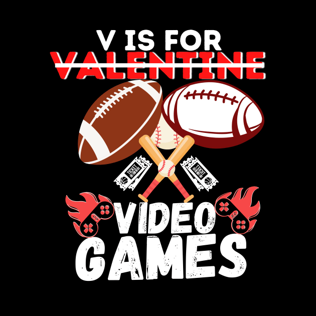 V is for valentine video games by Cutiepunks