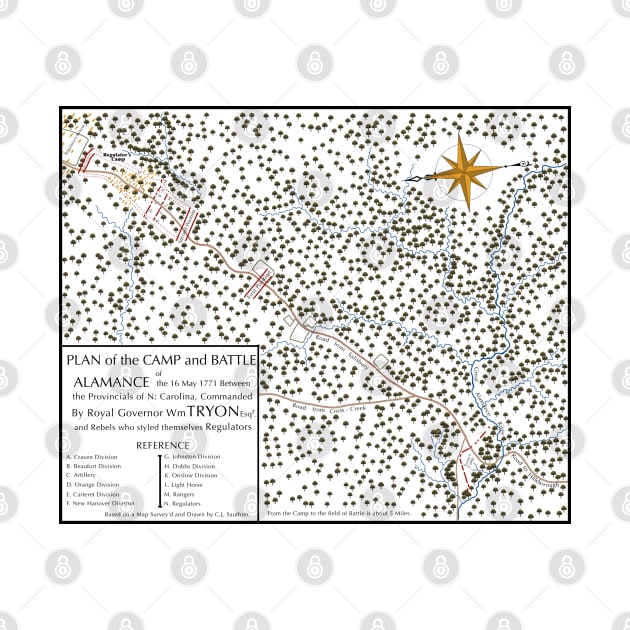 Battle of Alamance Map (Transparent) by Aeriskate