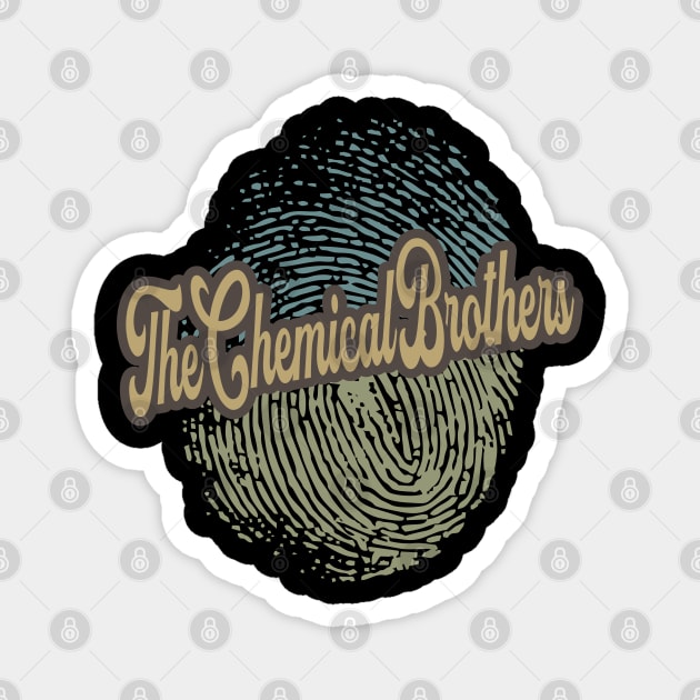 The Chemical Brothers Fingerprint Magnet by anotherquicksand