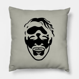 Mirage Icon Black Pillow