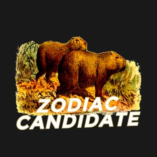 Capybara the zodiac candidate. T-Shirt
