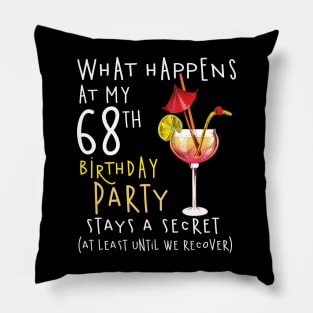 68Th Birthday - What Happens 68Th Birthday Pillow