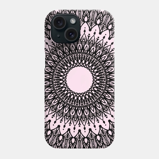 Richly Detail Mandala in Ornamental Decorative Style GC-016 Phone Case by GraphicCharms