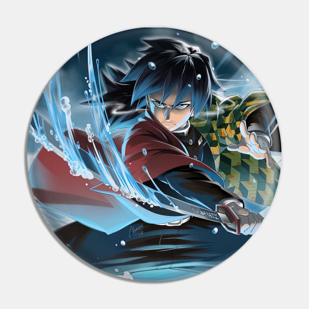 Strike Tide Giyu Pin by Valoka