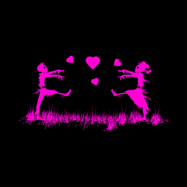 Zombie Love Pink by ArtingBadass