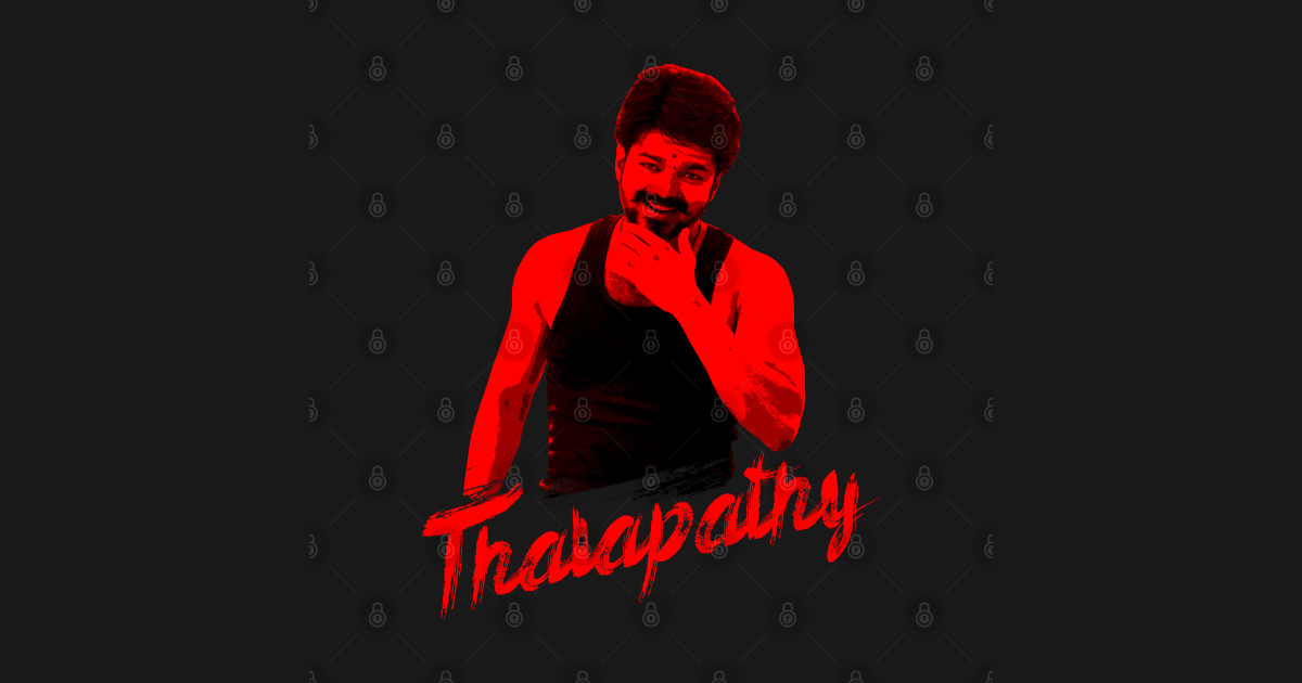 vijay in black t shirt