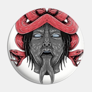 Medusa V (Gaze of the Medusa) Pin