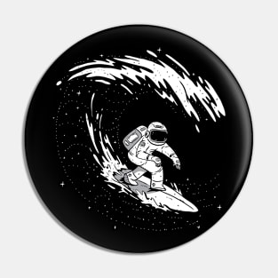 funny sports astronaut surfing Pin