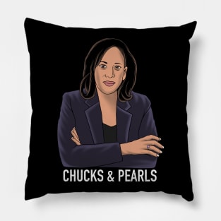 harris love chucks and pearls Pillow