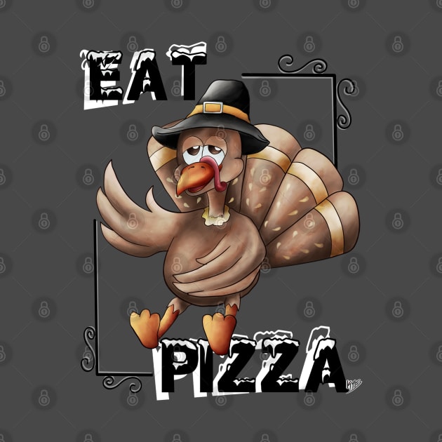 Eat Pizza (thanksgiving) by KyasSan