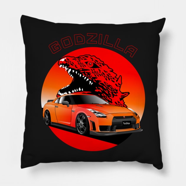 Nissan Skyline R35 Pillow by aredie19