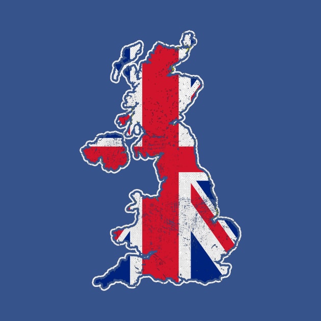 UK Flag Map by EddieBalevo