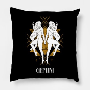 Gemini zodiac sign Pillow