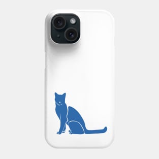 Matisse's Cat Var. 2 in Blue Phone Case