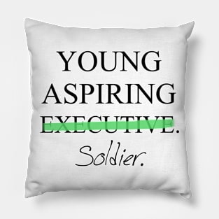 Young Aspiring Soldier Pillow