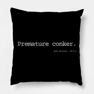 Premature conker. Pillow