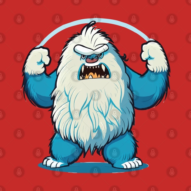 funny yeti by lumenoire