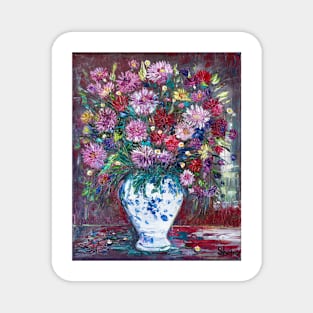 Bouquet of Garden Flowers Magnet