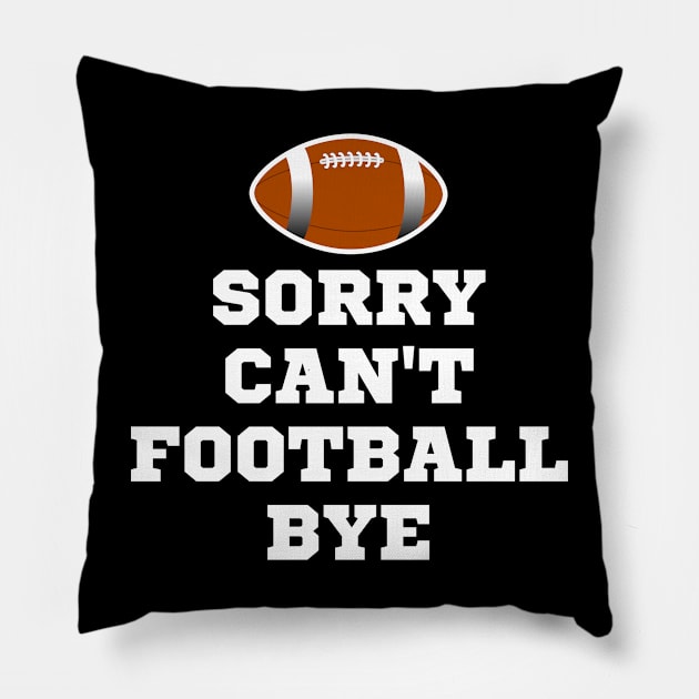 high school football Pillow by TShirtHook