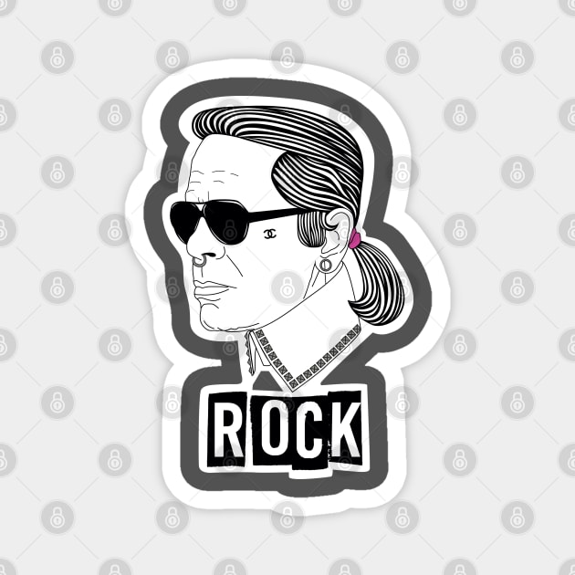 Karl Rocks Magnet by THype