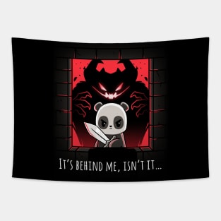 Cute Funny Panda Fighting Gaming Lover Artwork Tapestry