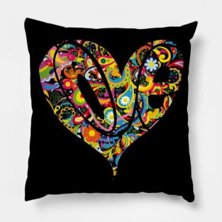 Psychedelic Love Pillow