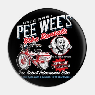 Pee Wee Herman Bike Rentals Pin