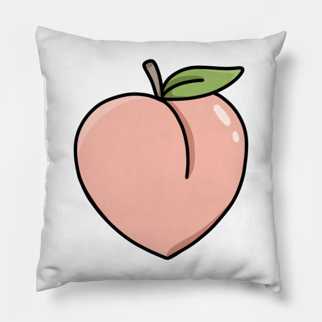 Peach Pillow by Reeseworks