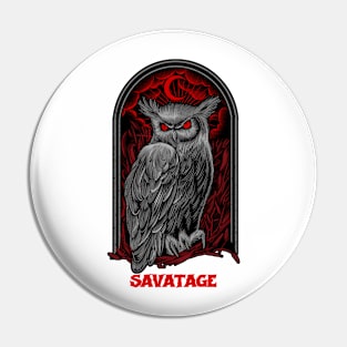 The Moon Owl Savatage Pin