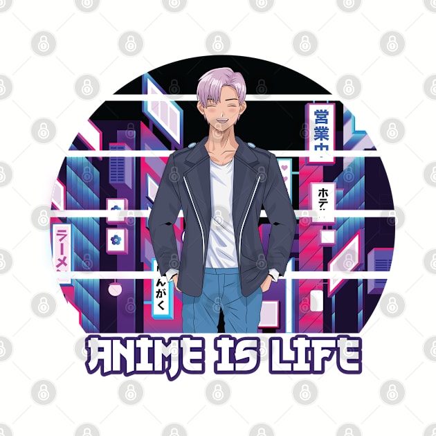 Anime is Life - Retro Style by Fun Personalitee