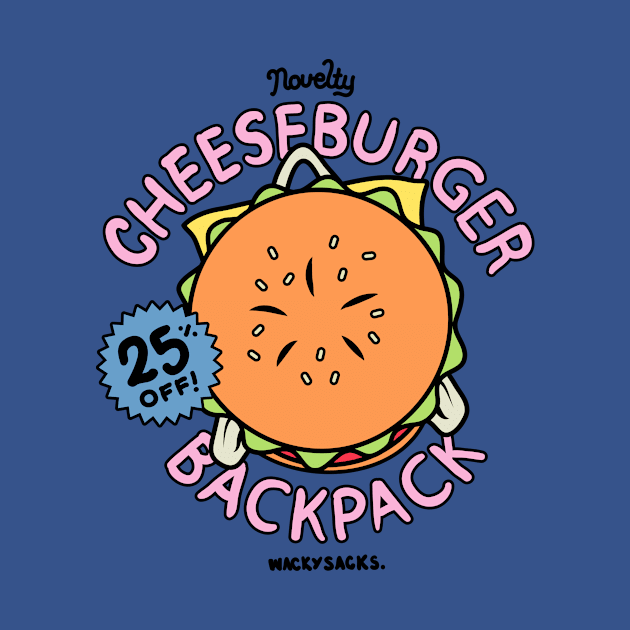 Cheeseburger Backpack! by Pajamamas