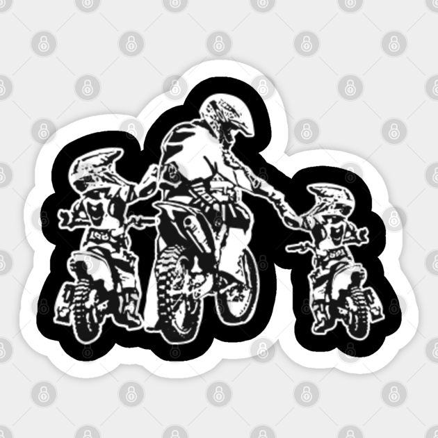 Download Motorcycle Dad Daddy Father S Day Motocross Gift Father And Sons Fathers Day Autocollant Teepublic Fr